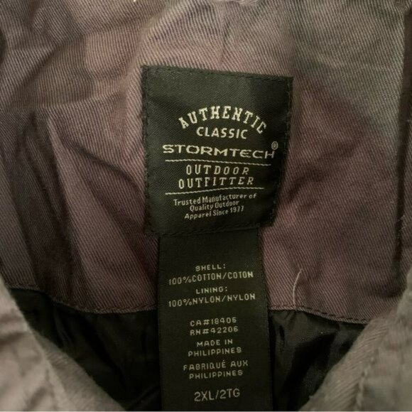 Stormtech Outdoor Outfitter gray heavyweight zip up jacket men’s 2XL - Picture 5 of 6